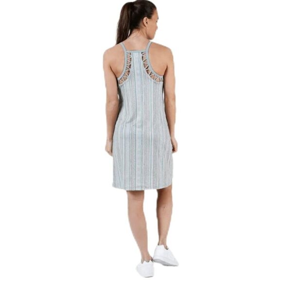 Prana Womens Ardor Agave Samba Sleeveless Activewear Mini Dress Multi Size XL - Picture 2 of 11